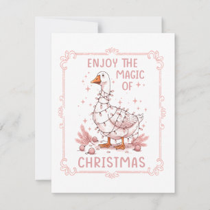 Silly Goose Christmas Holiday Card