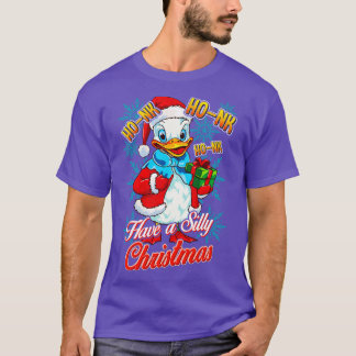 Silly Goose Christmas Men Women Funny Goose Ugly C T-Shirt