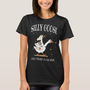 Silly Goose Couple On The Loose Wedding Fun T-Shirt