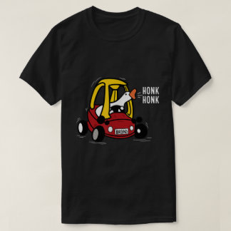 Silly Goose Driving Meme Honk Honk Design T-Shirt