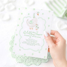 Silly Goose Elegant Gender Neutral Baby Shower