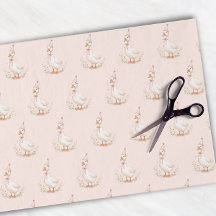 Silly Goose Elegant Pink Girls Birthday