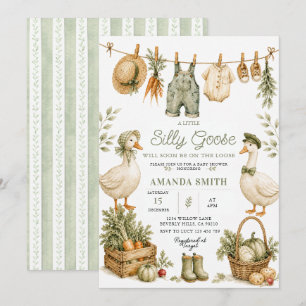 Silly Goose Farm Baby Shower Invitation