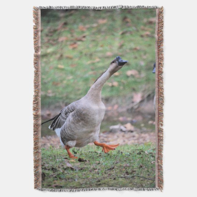 Silly goose   fleece blanket (Front Vertical)