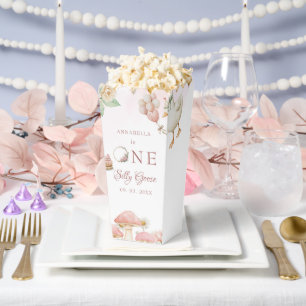 Silly Goose Flower Garden Mushroom 1st Birthday Favour Box