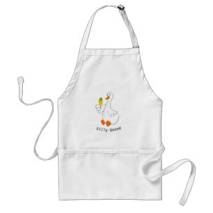 Silly goose, Funny Goose, Goose Lover Standard Apron