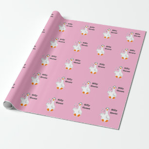 Silly goose, Funny Goose, Goose Lover Wrapping Paper