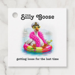 Silly Goose Getting Loose Lake Bachelorette Party Favour Tags
