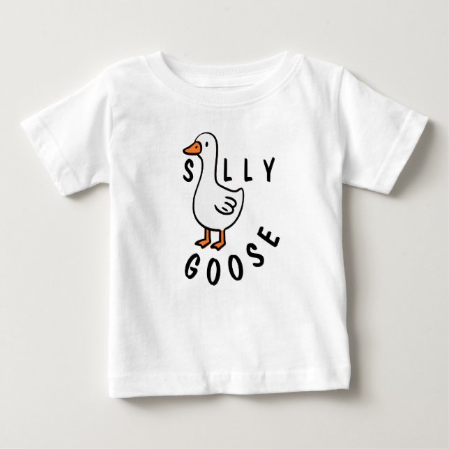 Silly Goose Gift Cute  Baby T-Shirt (Front)