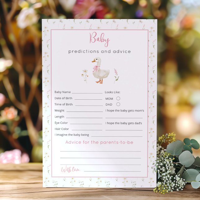 Silly Goose girl Baby predictions and Advice (Creator Uploaded)