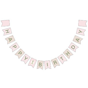 Silly Goose Happy Birthday Bunting – Cottagecore