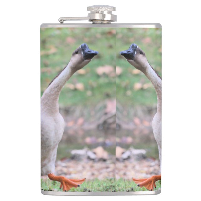 Silly goose  hip flask (Front)