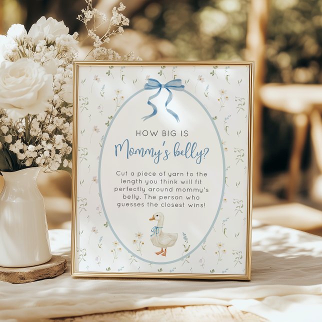 Silly Goose How big is Mummy’s belly Poster (Creator Uploaded)