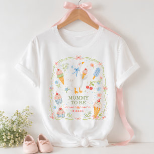Silly Goose Ice Cream Social Mummy To Be Shirt