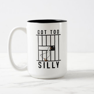 Silly Goose in Jail - Got too silly Ceramic Mug