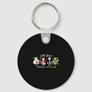 Silly goose inclusion isn't scary halloween goose key ring