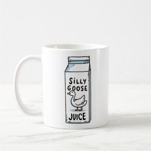 Silly goose juice coffee mug