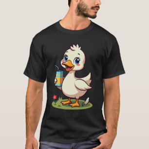 Silly Goose Juice Funny Bird Humour Sticker T-Shirt
