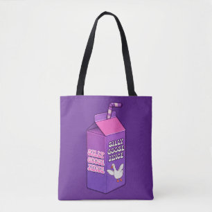 Silly Goose Juice Funny Farm Humour Meme Club Tote Bag