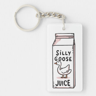 Silly goose juice key ring