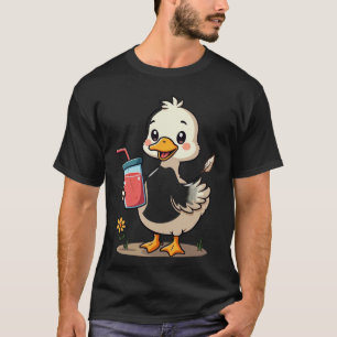 Silly Goose Juice Sticker Funny Bird Humour Kawaii T-Shirt