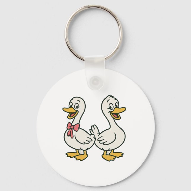 Silly goose kids key ring (Front)