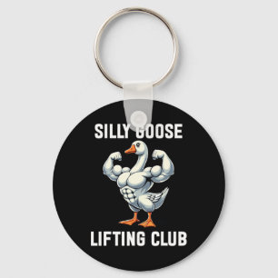 Silly Goose Lifting Club  Key Ring