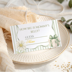 Silly Goose Neutral Baby Shower How Big Game Enclosure Card