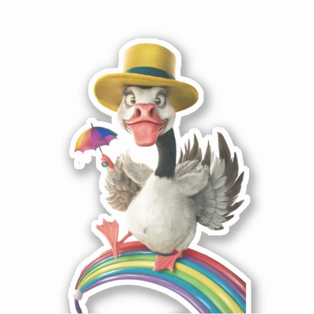 silly goose on the loose drawing, Silly goose (Front)