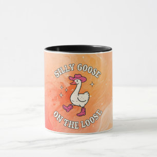 Silly Goose On The Loose Mug – Funny Goose Coffee