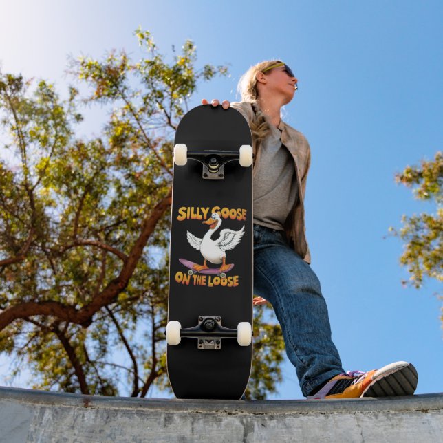 Silly Goose On The Loose Skateboard (Outdoor 1)