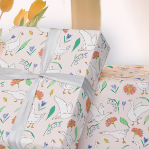 Silly Goose Party Wrapping Paper