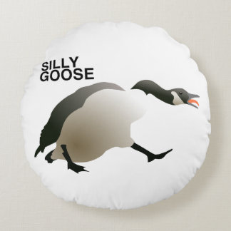 Silly Goose Round Cushion