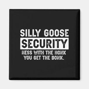 Silly Goose Security Funny Halloween Costume  Magnet