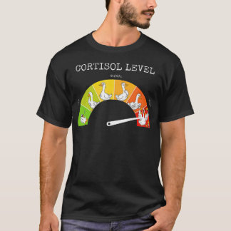 Silly Goose Stress Metre Mental Health Low T-Shirt