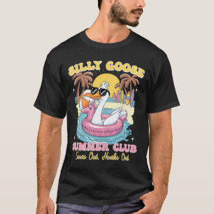 Silly Goose Summer Club Summer Vacation Beach Wome T-Shirt