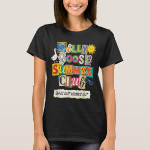 Silly Goose Summer Club Suns Out Honks Out Bird T-Shirt
