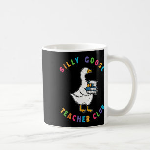Silly Goose Teacher Club Colourful Print Goose Bac Coffee Mug