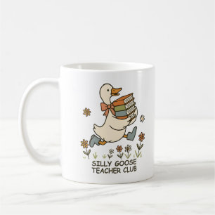 Silly Goose Teacher Club Funny Back to School  Coffee Mug