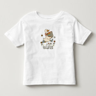 Silly Goose Teacher Club Funny Back to School  Toddler T-Shirt