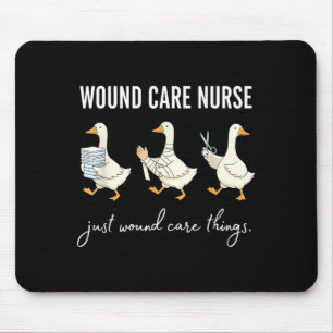 Silly Goose Wound Care Nurse Funny Graphic Mouse Pad