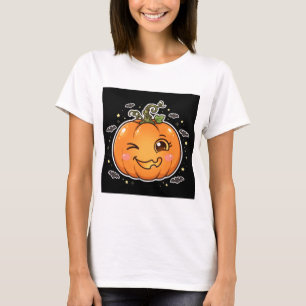 Silly Jack O Lantern Pumpkin Halloween T-Shirt