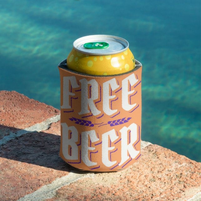 Silly & Kitschy FREE BEER Can Cooler (In Situ Pool)