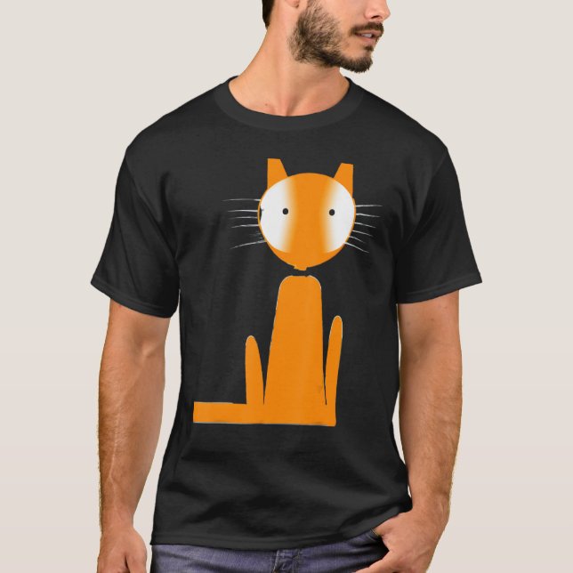Silly kitten humourous cat meme T-Shirt (Front)