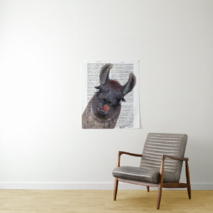 Silly Llama Tapestry