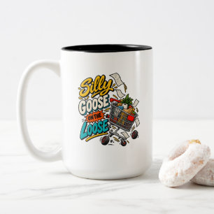 Silly Loose Cart On The Loose Chaos Two-Tone Coffee Mug