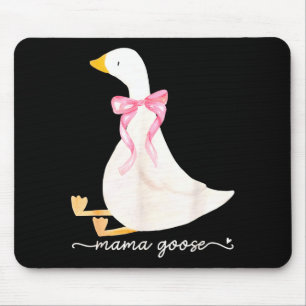 Silly Mama Goose Daddy Goose Matching Goose Family Mouse Pad