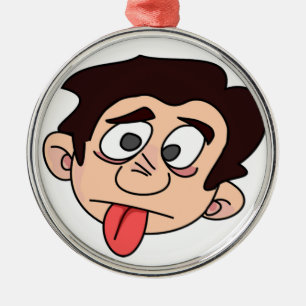 SILLY MAN METAL TREE DECORATION