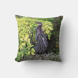 Silly Metal Rooster Cushion
