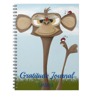 Silly Monkey and Ladybugs Notebook